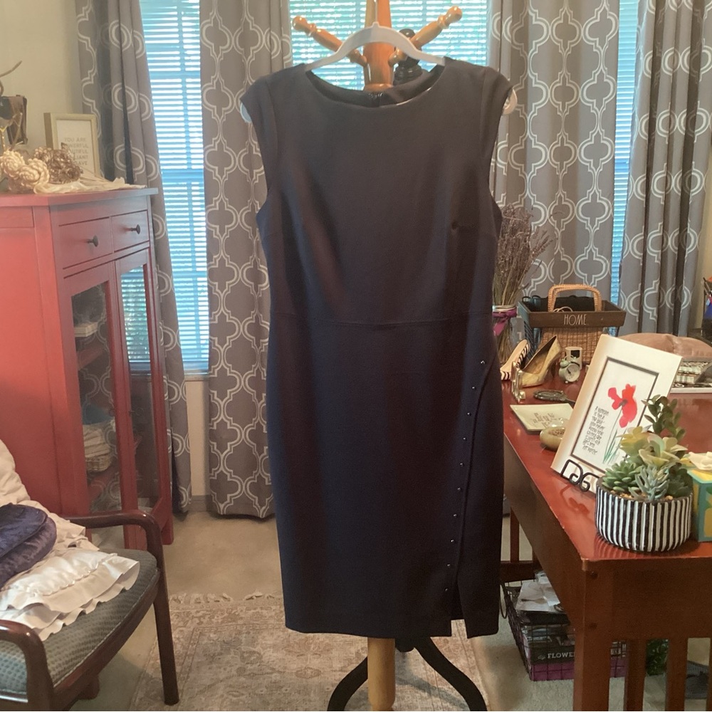 The Limited Navy Sheath Dress. NWT